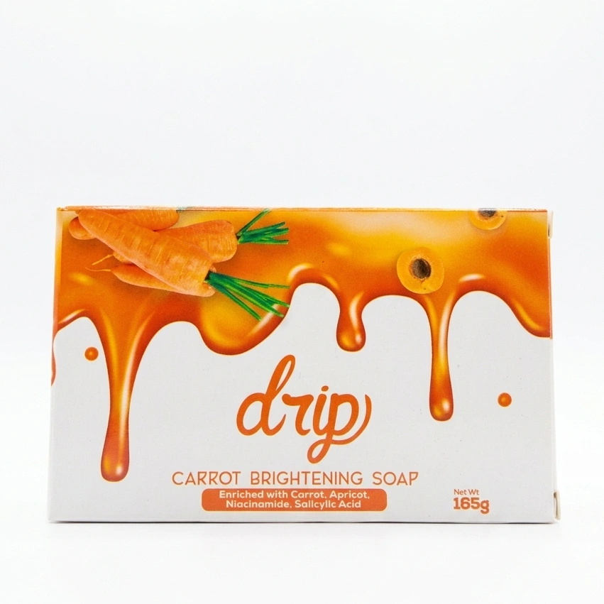 Drip Carrot Brightening Soap – 4pcs Pack
