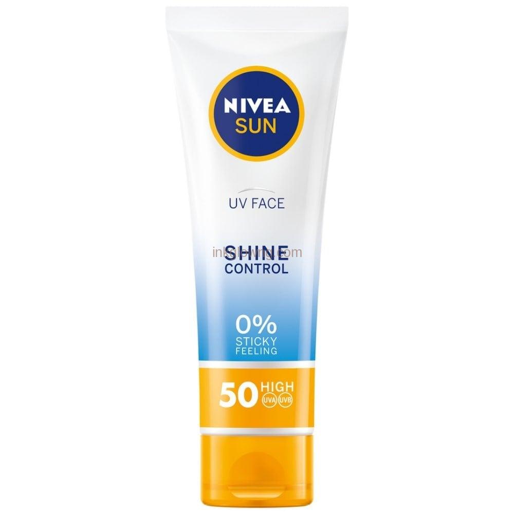 NIVEA Sun UV Sunscreen Face Shine Control Cream SPF 50