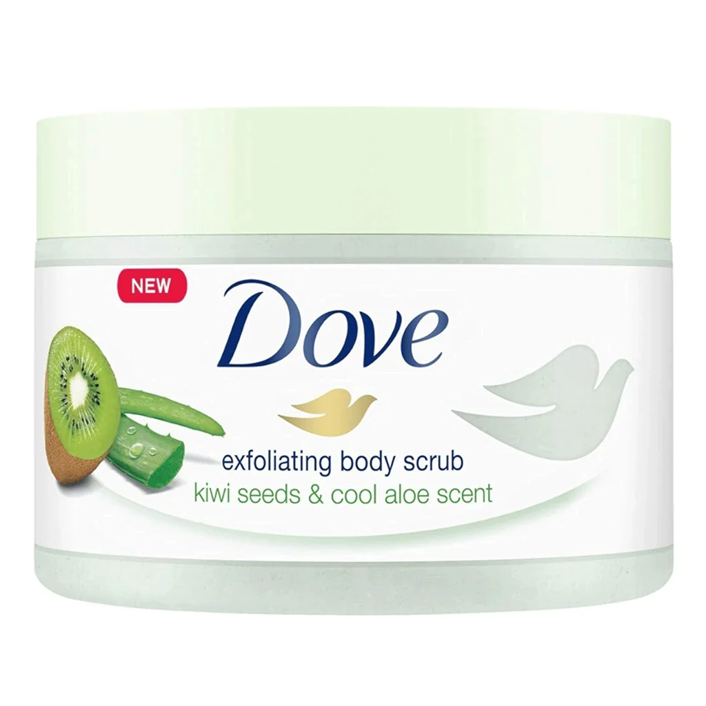 Dove Exfoliating Body Scrub Kiwi Seeds & Cool Aloe Scent