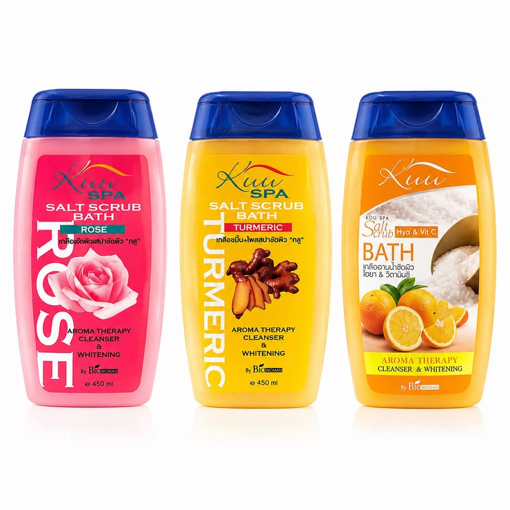 Kuu Spa Salt Scrub Bath
